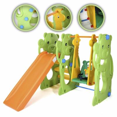 Baby Vivo - Spielplatzschaukel / Spielgerüst mit Rutsche für Indoor Outdoor - Jungle