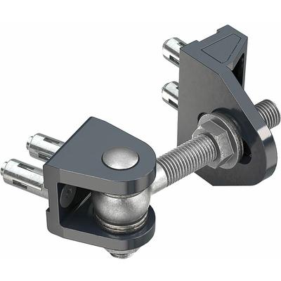 Torband BOLTONHD4D,4-fach verstellbar,180°Öffnungswinkel,Platte 45x35,5mm,silber Image