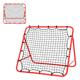 Fußball Rebounder Kickback Tor Rückprallwand Fußballtraining Metallrohr + pe Gewebe 103 x 100 cm