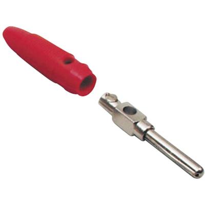 BKL Electronic 072149-P Bananenstecker Stecker, gerade Stift-Ø: 4 mm Rot 1 St. Image