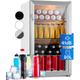 Klarstein - Getränkekühlschrank, Kühlschrank Klein mit 3 Ablagen, Minikühlschrank Lautlos für Büro