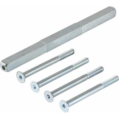 Drückerstiftset - Vierkantstift 8/8,5/8 abgesetzt 130 mm, Stahl verzinkt Image