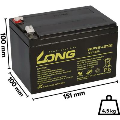 Akku für Panasonic LC-CA1215P1 12V 15Ah agm Batterie Image