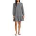 Caslon(r) Long Sleeve Drop Waist Sweatshirt Dress