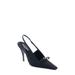 Bow Line Pointed Toe Slingback Pump