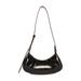 Dimple Moon Small Patent Leather Crossbody Bag