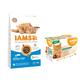 6kg Advanced Nutrition Adult poisson de l'océan IAMS croquettes pour chat + 12x85g lot mixte Terre & mer en sauce Adult Delights IAMS nourriture humide offerte!