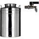 Contenitore Bidone Fusto Per Olio In Acciaio Inox 15 30 50 Litri Made In Italy 50 Lt