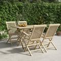 Maisonchic - 5 pz Set da Pranzo per Giardino,Salotti da giardino,Set tavolo e sedie da giardino