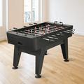 RayChee 58" L Foosball Table w/ Telescopic Rods Manufactured wood in Black | 34.2 H x 32 W x 58 D in | Wayfair RQ23040-BLK