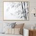 Design Art Black & White Wild Bamboo V - Bamboo Wall Art Living Room_106636 Metal in Black/White | 30 H x 40 W x 1.5 D in | Wayfair