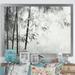 Design Art Black & White Wild Bamboo III - Bamboo Canvas Art Print_106634 Metal in Black/Gray/White | 24 H x 32 W x 1 D in | Wayfair