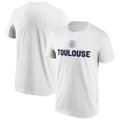 Toulouse Football Club Wordmark Graphic T-Shirt – Weiß – Herren