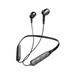 Kuluzego Bluetooth Headset Neckband Bluetooth Headphones with Retractable Earbuds Noise Cancelling Stereo Earphones with Mic Foldable Wireless Headphones for Sports office with Carry Case