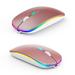 2.4GHz LED Wireless Bluetooth Mouse Rechargeable Optical Mice 3DPI for Laptop PC