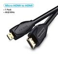 Micro HDMI to HDMI Cable 4K Mini HDMI Male to Male Cord for GoPro Sony Camera Callphone Tablet Projector HDTV Mini HDMI Micro HD to HDMI 1m