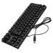 87 -Key Keyboards Sweaters Multimedia USB Wired Ergonomic Computer LED Illuminated Notebook