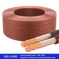 Speaker Cable High Quality 4N OFC HIFI OFC Oxygen Free Pure Copper Audio Line Cable Amplifiers Cords DIY HIFI Speaker Wire 200 Cores 10m