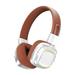 True Wireless Bluetooth Headphones Head Retro Bluetooth Headset Foldable Hi-Fi Stereo Deep Bass Intelligent Noise Canceling Adjustable Lightweight Headset with Microphone