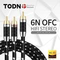HIFI Stereo RCA Cable RCA Cable High-performance Premium Hi-Fi Audio cable 1RCA to 2RCA Interconnect Cable 1m