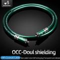HIFI OCC coaxial cable HiFi double-layer shielding anti-noise SPDIF subwoofer RCA coaxial audio cable coaxial cable 1m