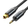 3.5mm Digital Optical Audio Cable Toslink SPDIF Coaxial Cable for Amplifiers Blu-ray Xbox 360 PS4 Soundbar Fiber Cable Red 0.5m