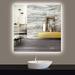 TokeShimi LED Backlit Bathroom Vanity Mirror Anti-Fog Dimmable Makeup Mirror 36*36 Inches