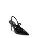 Didion Pointed Toe Slingback Pump - Black - Manolo Blahnik Heels