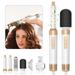 7 in 1 Hair Dryer Set Wrap Air Styler 110000 RPM High Speed Air Styling Drying System Salon Hot Air Brush Hair Straightener Comb Electric Curling Wand Hair Volumizer Blow Dryer Set