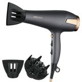 Pretfy Hairdryers 1875W Fast 2 Speeds 3 Ionic 1875W 2 Heat Hair Care Speed 1875W Hair Dryer Blowout Diffuser Ashn Dryer Professional 2500W Speed Fast Diffuser Ashn Ionic Care 1875W