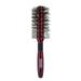 Mini Monster Vent 5 Professional Hair Brush (2.5â€� Diameter Barrel) - Vented Blowout Hairbrush With Nylon Reinforced Boar Hair Bristles Beech Wood Handle With Rubber Grip