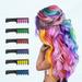 Hair Chalk Comb for Kids Girls Temporary Brighten Color Hair Dye for Girls Age 6 7 8-12+ Gifts for Children s Birthday Party Christmas Halloween with Colored Hair Extensions 4 pcs