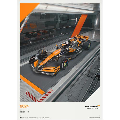 McLaren Formel 1 – MCL38 – Whatever It Takes – 2024 Poster