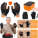 Robotic Rehabilitation Gloves Finger and Hand Function Rehabilitation Robot Gloves Hand Strengthener Stroke Recovery Equipment with Mirror Glove Left+Right Hand L
