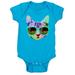 CafePress - Rainbow Music Cat - Cute Infant Bodysuit Baby Romper