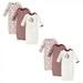 Touched by Nature Infant Girl Organic Cotton Gowns Berry Branch 6-Piece Preemie/Newborn