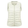 Sokhug Zip up Jacket Women s Light Down Women s Large Size Slim Short Winter Waistcoat Lnternal Coat