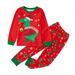 KDFJPTH Toddler Baby Kids Boys Christmas Pajamas Sleepwear Tops Pants Outfits Set Casual Clothes Boy Flannel Pajamas Boys Pajamas Set