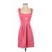 Trina Turk Cocktail Dress - A-Line Sweetheart Sleeveless: Pink Print Dresses - Women's Size 0