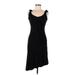 Heart Soul Cocktail Dress - Party Scoop Neck Sleeveless: Black Solid Dresses - Women's Size Medium