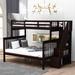 Fardosa Standard Bunk Bed w/ Shelves by Harriet Bee Wood in Brown | 61.41 H x 54.35 W x 91.75 D in | Wayfair E5FF447C278D4A5FAFCD6A656F5DBD5E