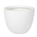 Ebern Designs Owasso Handmade Pot Planter Clay & Terracotta in White | 16 H x 21.5 W x 21.5 D in | Wayfair ECC117B386FE4E05A90DEE20015B62A9