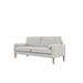 Ebern Designs Symonne 67.7" Mid-Century Velvet Love Seats Sofa w/ 2 Bolster Pillows Velvet in Gray | 33.07 H x 67.7 W x 29.9 D in | Wayfair