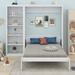 Red Barrel Studio® Eugenijus Murphy Storage Bed Wood in White | 83.7 H x 79 W x 87.5 D in | Wayfair 844B7EEB178D46D6BEF41C90D7FA2830