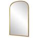 Mercer41 Ziomara Iron Arch Wall Mirror in Yellow | 34.13 H x 22 W x 1.25 D in | Wayfair 809B732AC5BF4F4AAB4D4F9443838352