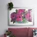 Winston Porter Floral Pretty II Framed On Paper Print in Green/Pink | 15 H x 21 W x 1.5 D in | Wayfair E58556827CF4484AB08528A4AFAFF142