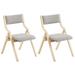 Wade Logan® 2 Pack Modern Folding Chairs w/ Padded Seat & Back | 30.7 H x 18.8 W x 22.4 D in | Wayfair CC607EFF5702452E9EBE53064A5C1FC6