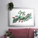 The Holiday Aisle® Cut Wreath Christmas I Framed On Paper Print in Green/Red/White | 30 H x 44 W x 1.5 D in | Wayfair