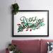 The Holiday Aisle® Cut Wreath Christmas II Framed On Paper Print in Blue/Green/Red | 30 H x 44 W x 1.5 D in | Wayfair