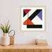 Amanti Art Theo Van Doesburg Simultaneous Counter Composition Framed On Paper by Theo Van Doesburg Print Paper in Black/Green | Wayfair